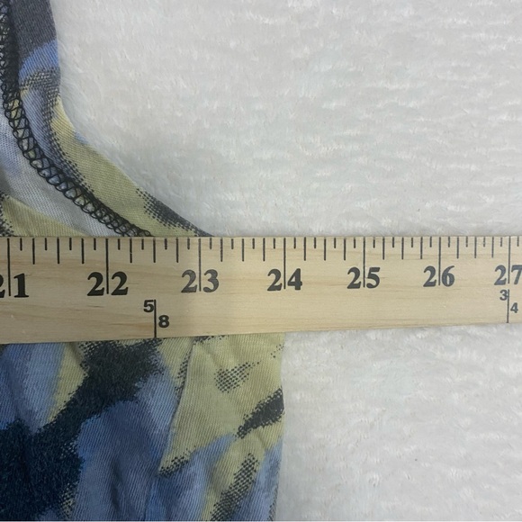 Rolling Stones Voodoo Lounge Tank Top Tie Dye Blue Yellow Size XL Unisex - Picture 6 of 7